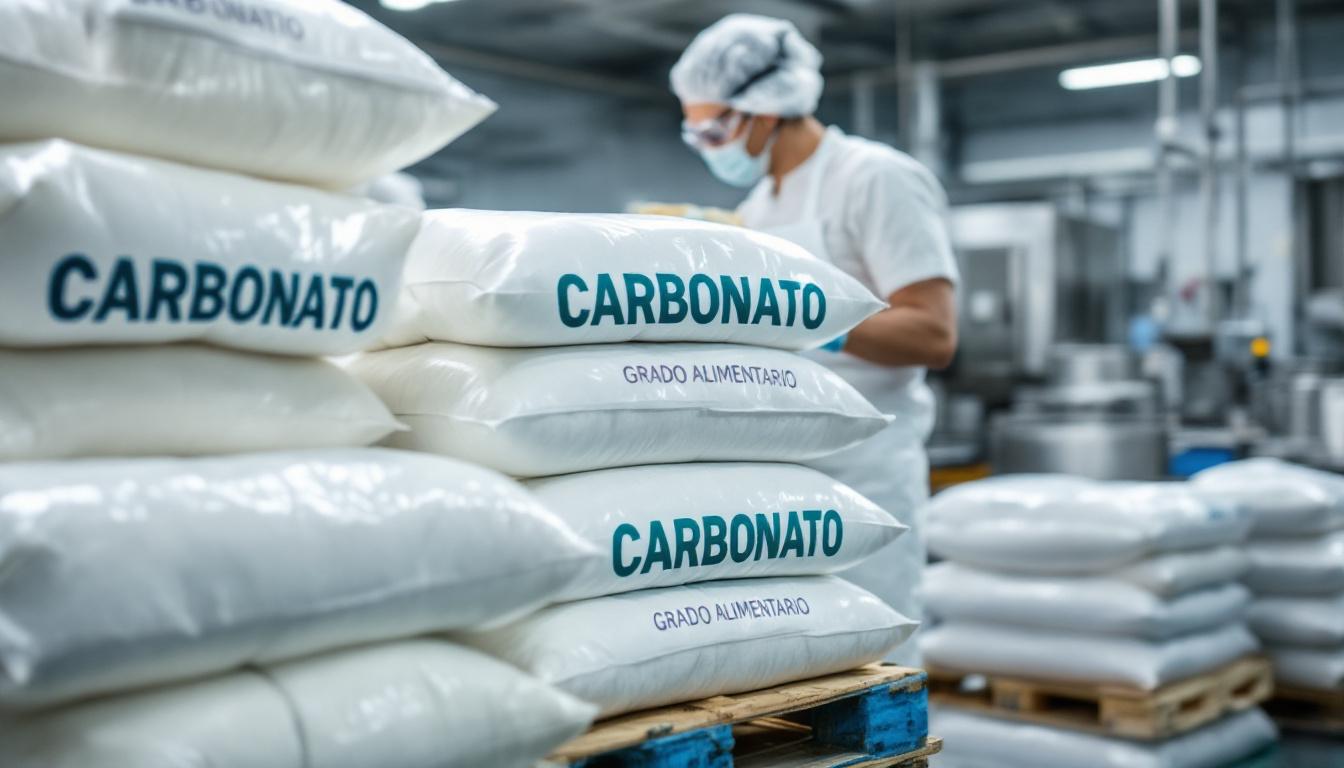 Tipos de Carbonato grado alimentario